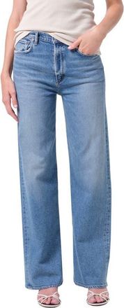 A Gold E Ren High Waist Wide Leg Jeans in Measure M Ind at Nordstrom, Size 28