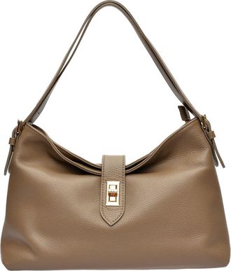 Anna Luchini Beige Rundleer Tas