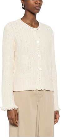 Emporio Armani Cardigan Con Tasche - - Knitwear - Donna - Beige - M