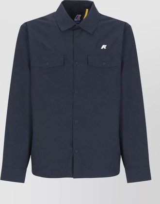 K-Way overshirt shorts waterproof long sleeves pockets