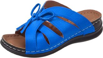 Generic Womens Mules with Heel, Pumps, Womens Orthopaedic Shoes, Wedge Sandals, Summer Sandals, Peep Toe Summer Shoes, Non-Slip Slippers, Elegant Slippers, Sl