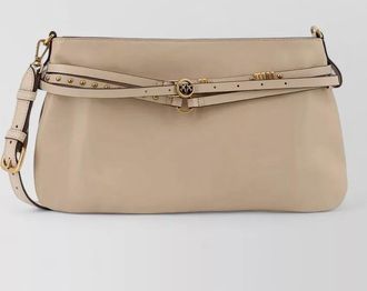 Pinko mini belt crossbody bag gold hardware