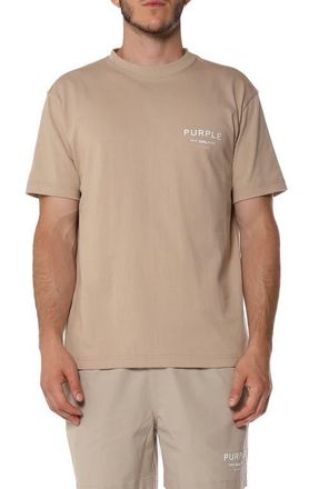 Purple Logo Graphic Cotton Jersey T-Shirt in Brown at Nordstrom, Size Xx-Large