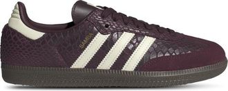 adidas Womens Originals Samba OG - Shoes Gold Metallic/Cream White/Maroon Size 08.0