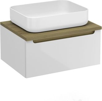 Puma Naturel - Mueble De Ba&ntilde;o Bajo Lavabo Stilla 60x30x45 Cm, Blanco (stillad06007dbk)