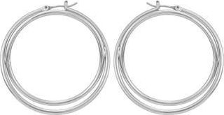 Vince Camuto Double Hoop Earrings in Silver at Nordstrom Rack