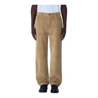 Burberry Hombre, Pantalones, Beige, Talla: L