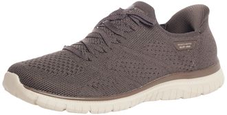 Skechers Womens Virtue Hands Free Slip-ins, Chocolate, 10