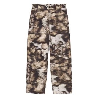 Carhartt Work in Progress Straight Trousers, female, Multicolor, XS, Brandon Single Knee Pant