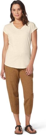 Royal Robbins Womens Vacationer V-nk S/S Shirt, Undyed, L