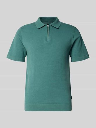 Jack & Jones Regular Fit Poloshirt mit Rei&szlig;verschluss Modell MILANO in Mint, Gr&ouml;&szlig;e XXL