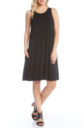 Karen Kane Chloe Swing Jersey Dress in Black at Nordstrom Rack, Size Small