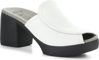 FLY London Flae Platform Sandal in White at Nordstrom, Size 10-10.5Us