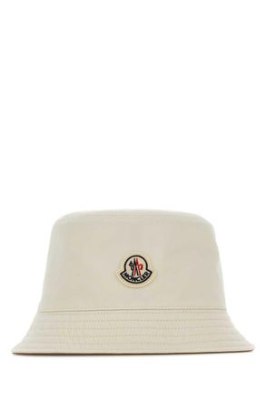 Moncler Beige Reversible Logo Bucket Hat
