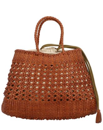 Dragon Diffusion Santa Cano Leather Top Handle Bag