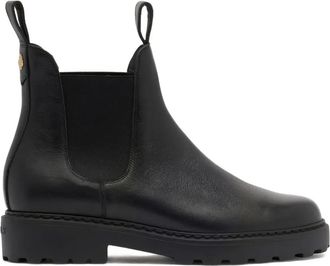 Bally Gusto pull-tab boots - women - Bovine Leather/Leather/Rubber/Fabric/Fabric - 39.5 - Black