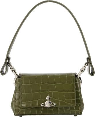 Vivienne Westwood Dames, Tassen, Groen, Maat: ONE Size Katoen