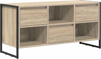 vidaXL Gabinete De Tv Sonoma 100 X 36 X 49,5 Cm Madera Contrachapada Vidaxl