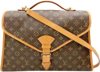 Louis Vuitton Pre-owned Vintage Monogram Handtas - Dames - Vintage Handtas - Bruin - ONE Size - Leer - Vintage