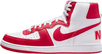 Nike Nike Terminator High Mens Shoes, White/University Red, 9 UK