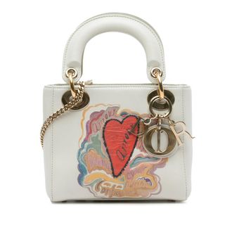 Dior Pre-owned Dior DiorAmour Niki De Saint Phalle Mini Calfskin Lady Dior 15-BO-0168