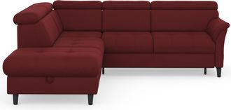 Sit&more Ecksofa »Marano L-Form« inklusive Kopfteilverstellung, wahlweise mit Bettfunktion, Bettkasten