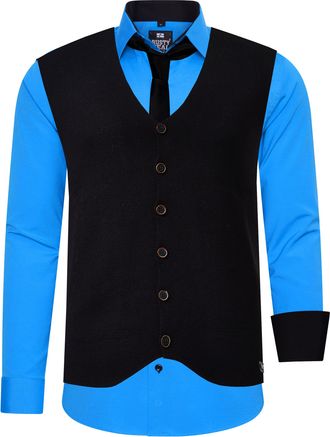 Rusty Neal Shirt with vest and tie set of 3