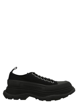 Alexander McQueen Black Cotton Sneakers
