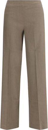 Avenue Montaigne Beige Linen Casual Womens Pants