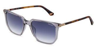 Police SPLU70 ROADIE 9 Polarized 04G0 Mens Sunglasses Grey Size 55
