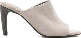 Brunello Cucinelli Sandali a punta aperta - Grigio