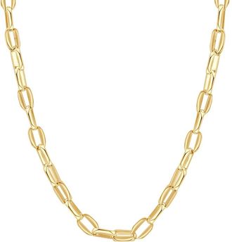 Pompeii3 14k Yellow Gold Womens 24 Chain Necklace 34 Grams 8mm Thick