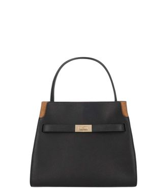 Tory Burch Black Lee Radziwill Small Satchel