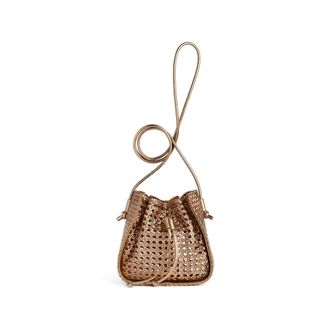Forte_Forte Bucket Bags, female, Brown, Size: ONE SIZE Leather Bucket Bag