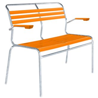 Schubiger M&ouml;bel L&auml;ttli-Bank S&auml;ntis mit Armlehnen