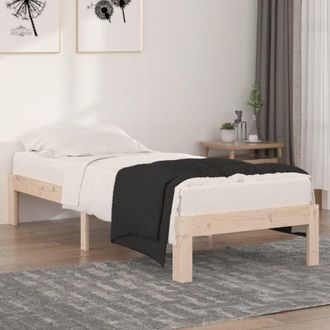 vidaXL Bed Frame without Mattress 75x190cm Small Single vidaXL