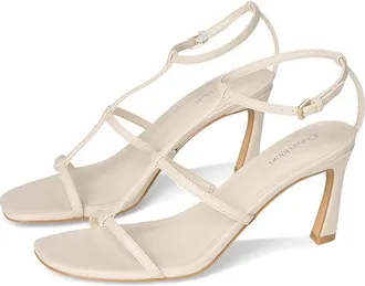 Calvin Klein Pelara Womens Sandals Ivory : 6.5 M, Faux Leather