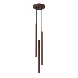 Sollux Lighting L&aacute;mpara colgantes marr&oacute;n acero alt. 115 cm