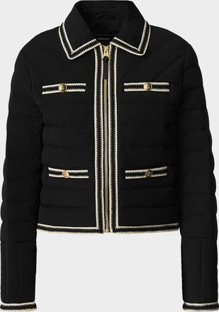 Mackage Petunia Crochet-Trim Down Jacket