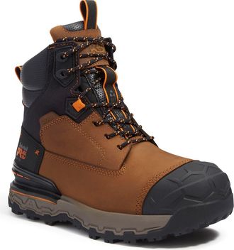 Timberland Boondock Ultralight 6 Soft Toe Waterproof Work Boot in Light Brown Full Grain at Nordstrom, Size 10.5