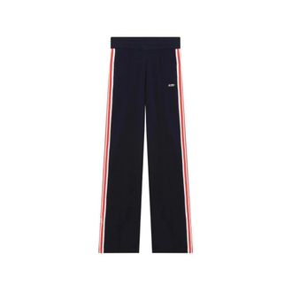 Autry Wide Trousers, female, Blue, Size: S Pants Main Knit
