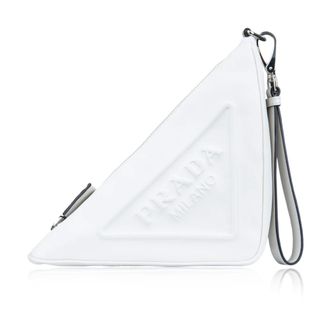 Prada Dames, Tassen, Wit, Maat: ONE Size Leer