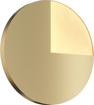 Maytoni Aplique de pared led 12w moderno y elegante circular dorado ø 44,8 cm