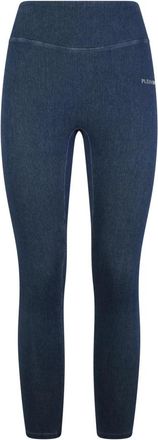 Plein Sport Leggings Denim Touch PS - Dames - Outdoor broeken - Blauw - M - Denim - Fitness