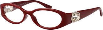 Gucci Glasses, female, Red, Size: 52 MM Stylish Optical Glasses Gg1693O Model