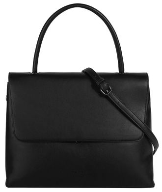 Bugatti Henkeltasche BUGATTI ILVA, Damen, Gr. B/H/T: 36cm x 27cm x 15cm onesize, schwarz, Kunstfaser, clean, Taschen Henkeltasche