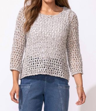 Habitat Seasalt Knit Easy Pullover Top In Gray
