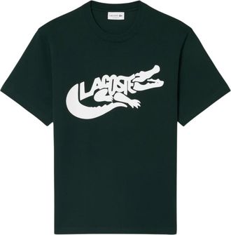 Lacoste T-shirt - Heren - T-shirts - Groen - S - Tops