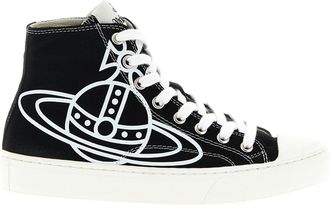 Vivienne Westwood Plimsoll Sneakers Bianco/Nero-Donna