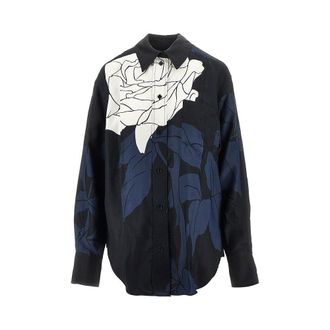 Victoria Beckham Floral viscosa pyjama shirt Woman 12